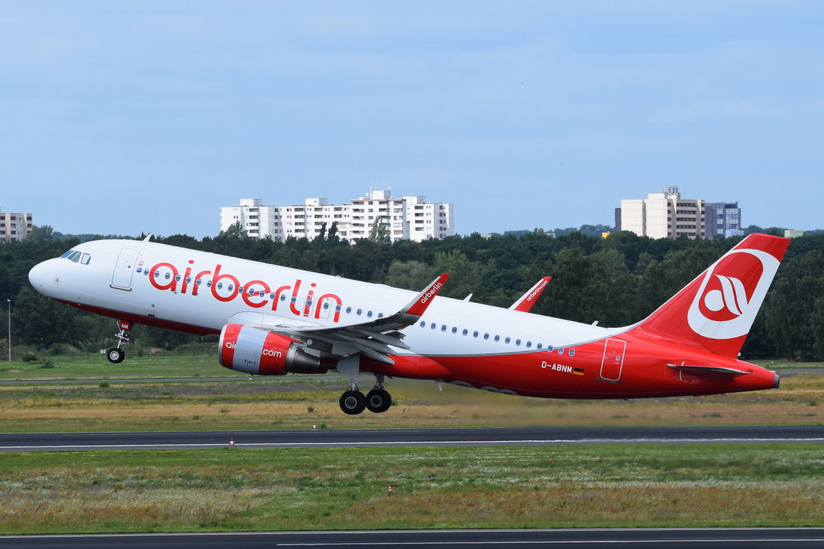 D-ABNM Air Berlin Airbus A320-214(WL)   , TXL , 13.07.2017
