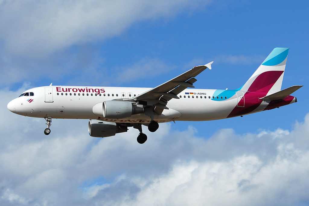 D-ABNU Airbus A320-214 05.03.2017