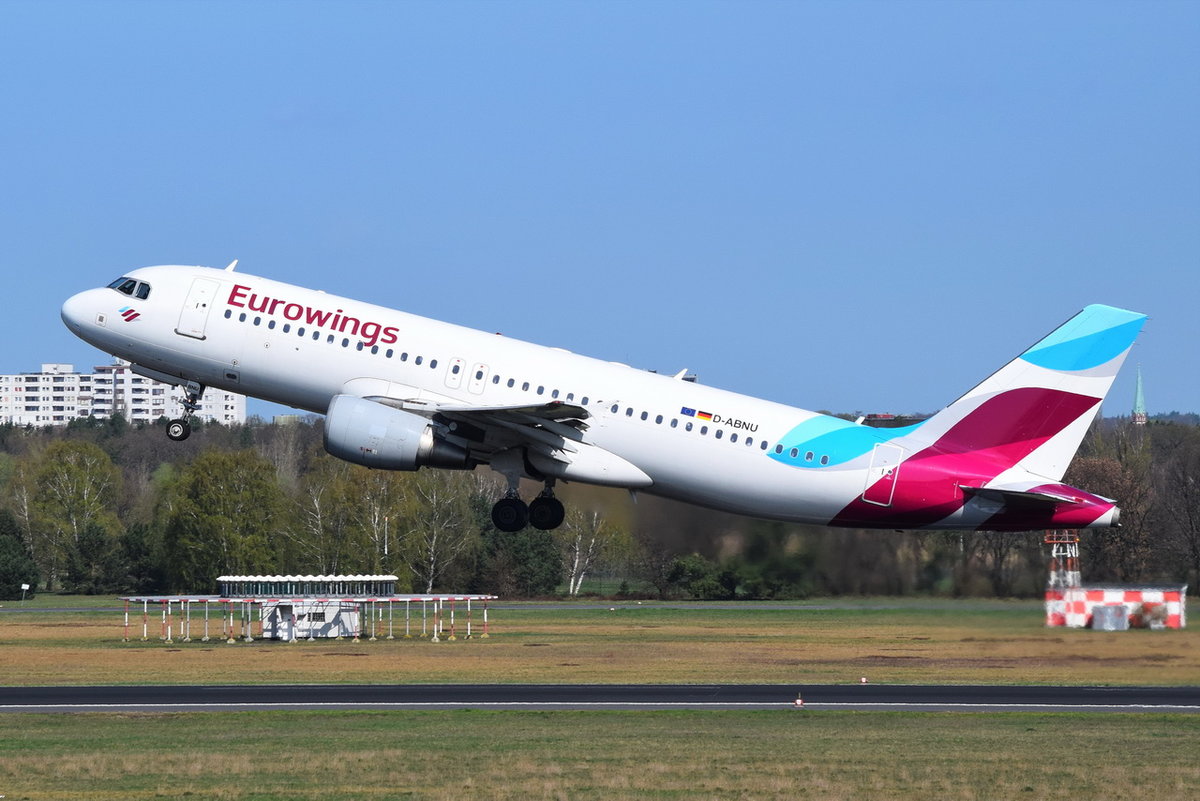 D-ABNU Eurowings Airbus A320-214  , TXL , 17.04.2018