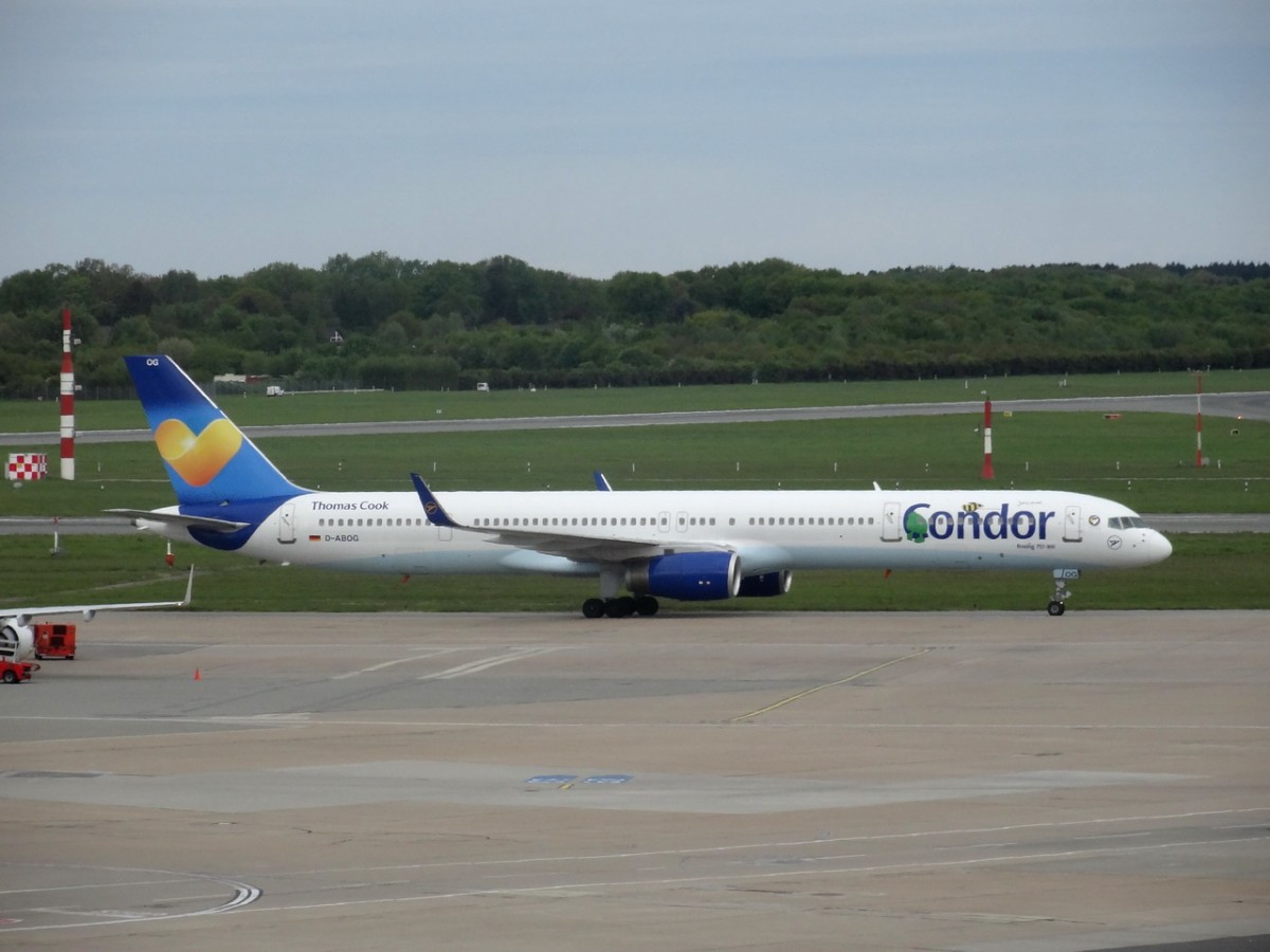 D-ABOG Condor Boeing 757-330 (WL)  gelandet in Hamburg  02.05.2014