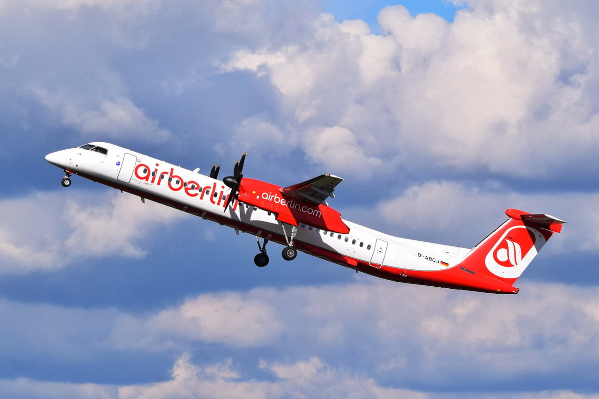 D-ABQJ Air Berlin De Havilland Canada DHC-8-402Q Dash 8   , TXL , 22.09.2017