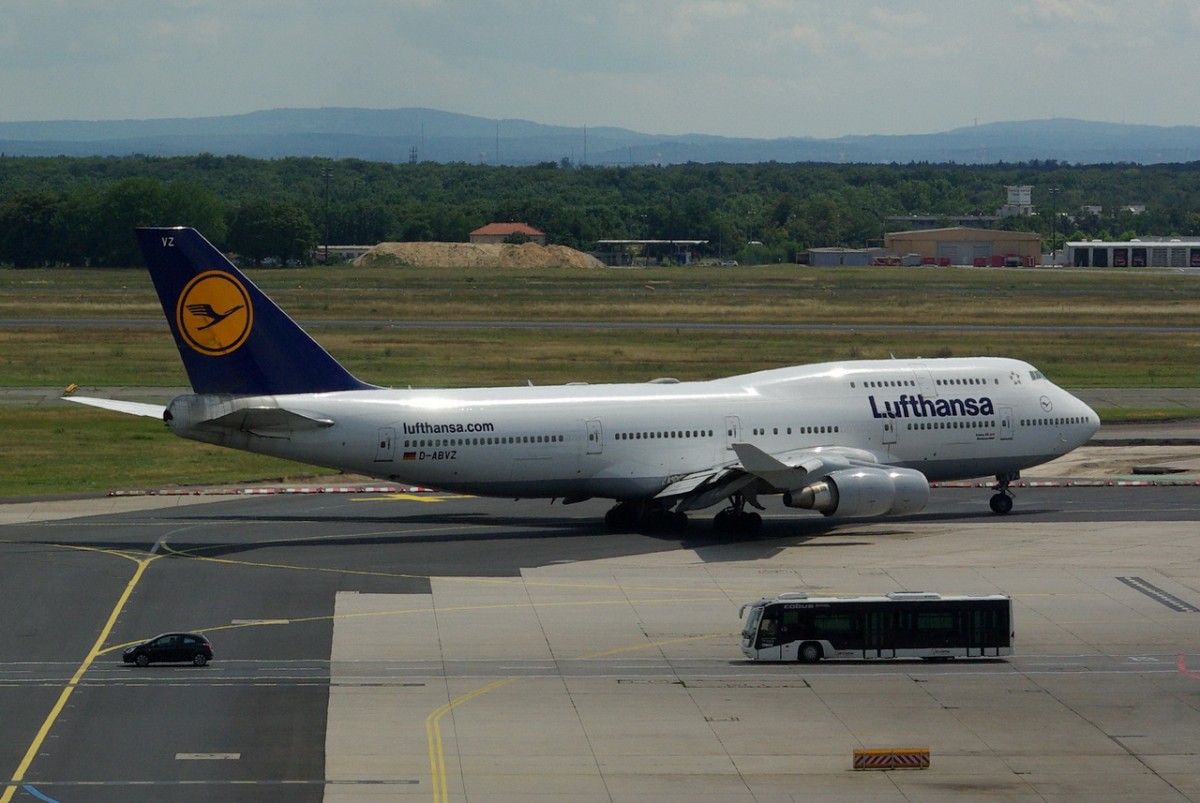 D-ABVZ Lufthansa Boeing 747-430   zum SAtart in Frankfurt am 16.07.2014