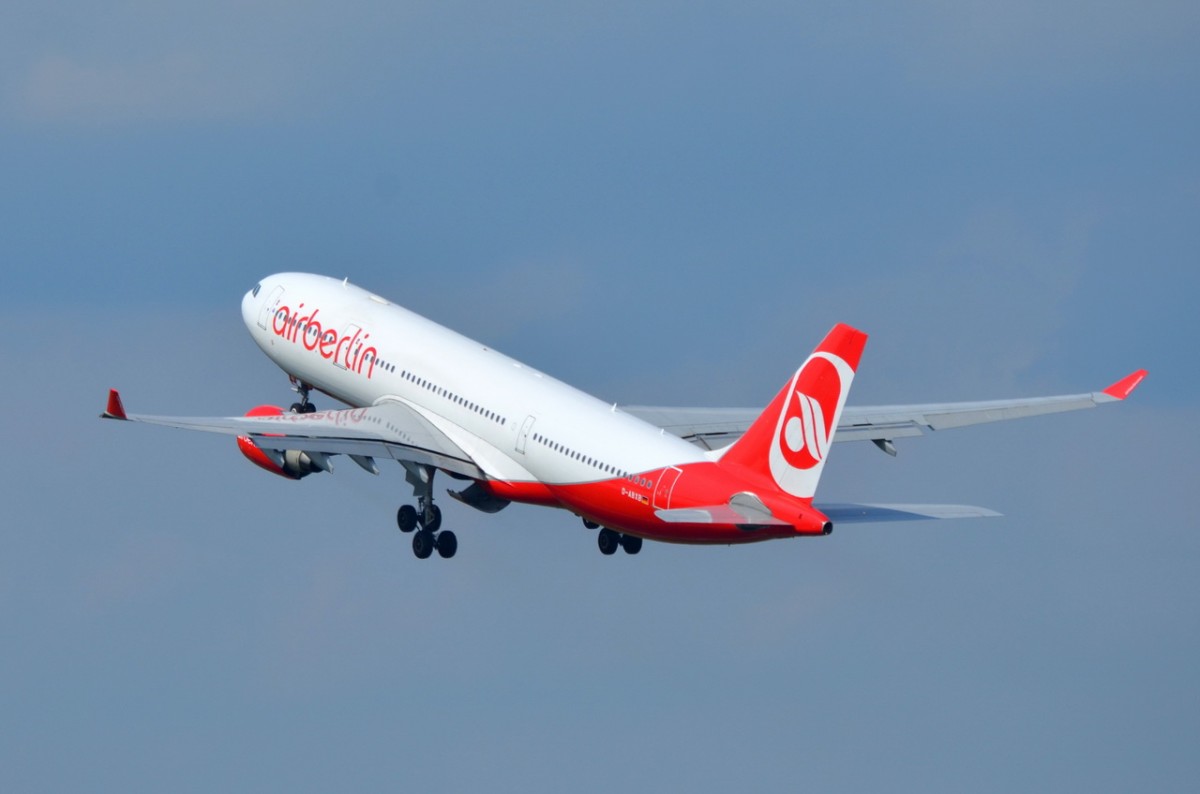 D-ABXB Air Berlin Airbus A330-223   in Tegel gestartet am 21.08.2014