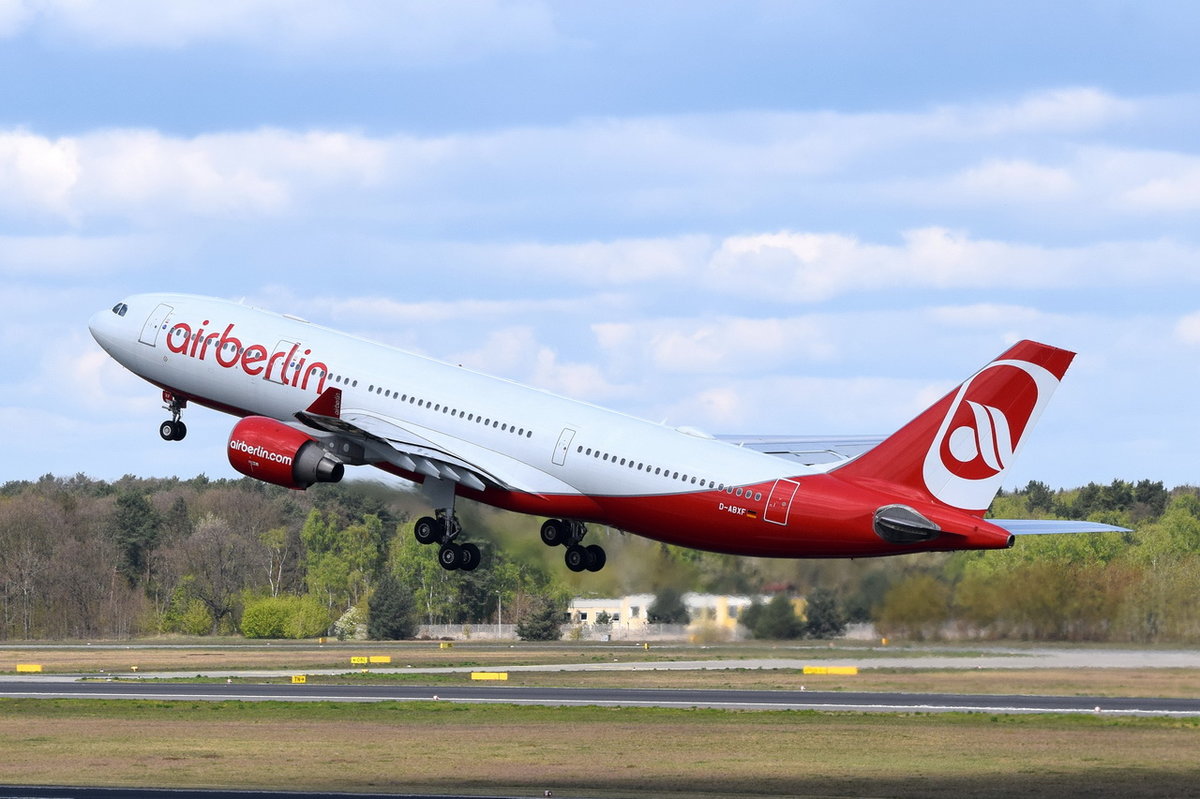 D-ABXF Air Berlin Airbus A330-223   , TXL 26.04.2017