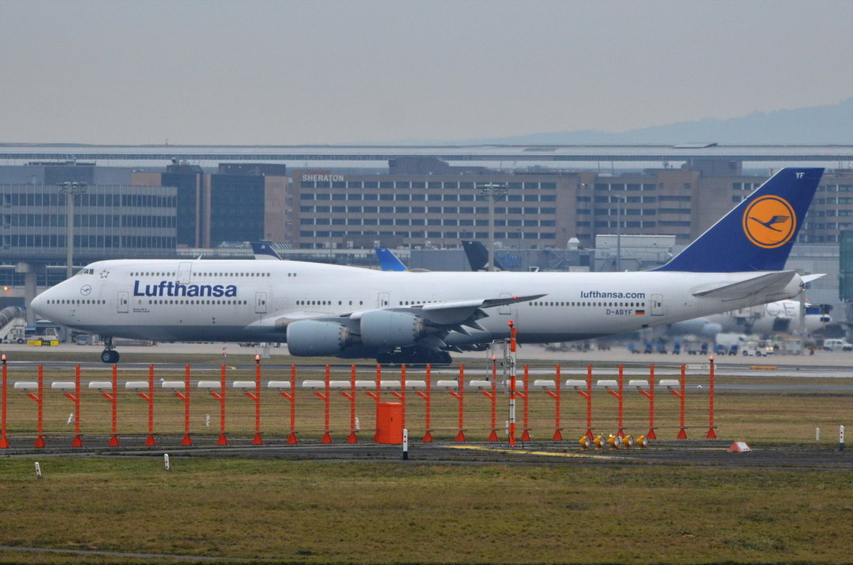 D-ABYF Lufthansa Boeing 747-830  Sachsen-Anhalt   , FRA , 06.12.2017