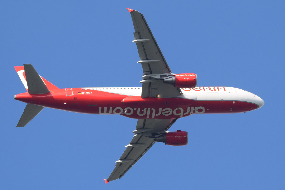 D-ABZA Air Berlin Airbus A320-216  , MUC , 16.10.2016