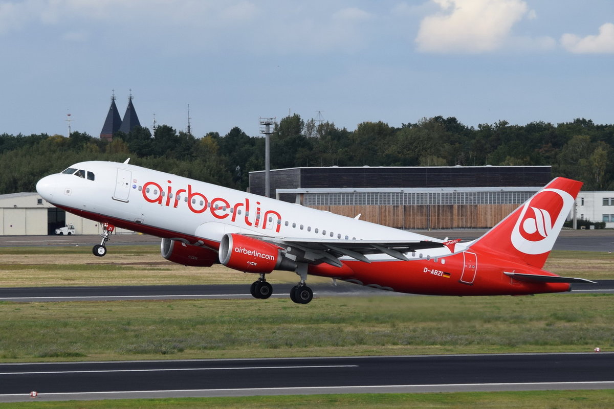 D-ABZI Air Berlin Airbus A320-216  , TXL , 20.09.2017