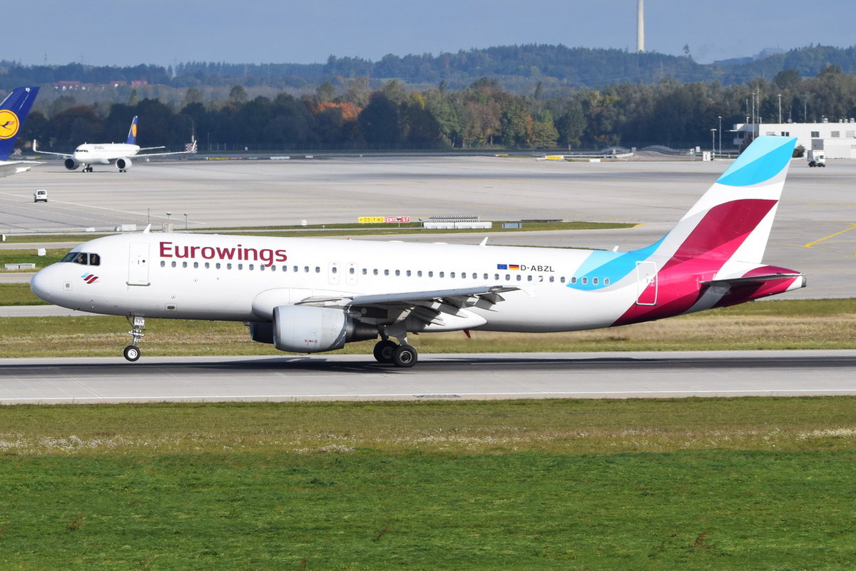 D-ABZL Eurowings Airbus A320-216  , MUC , 06.10.2017