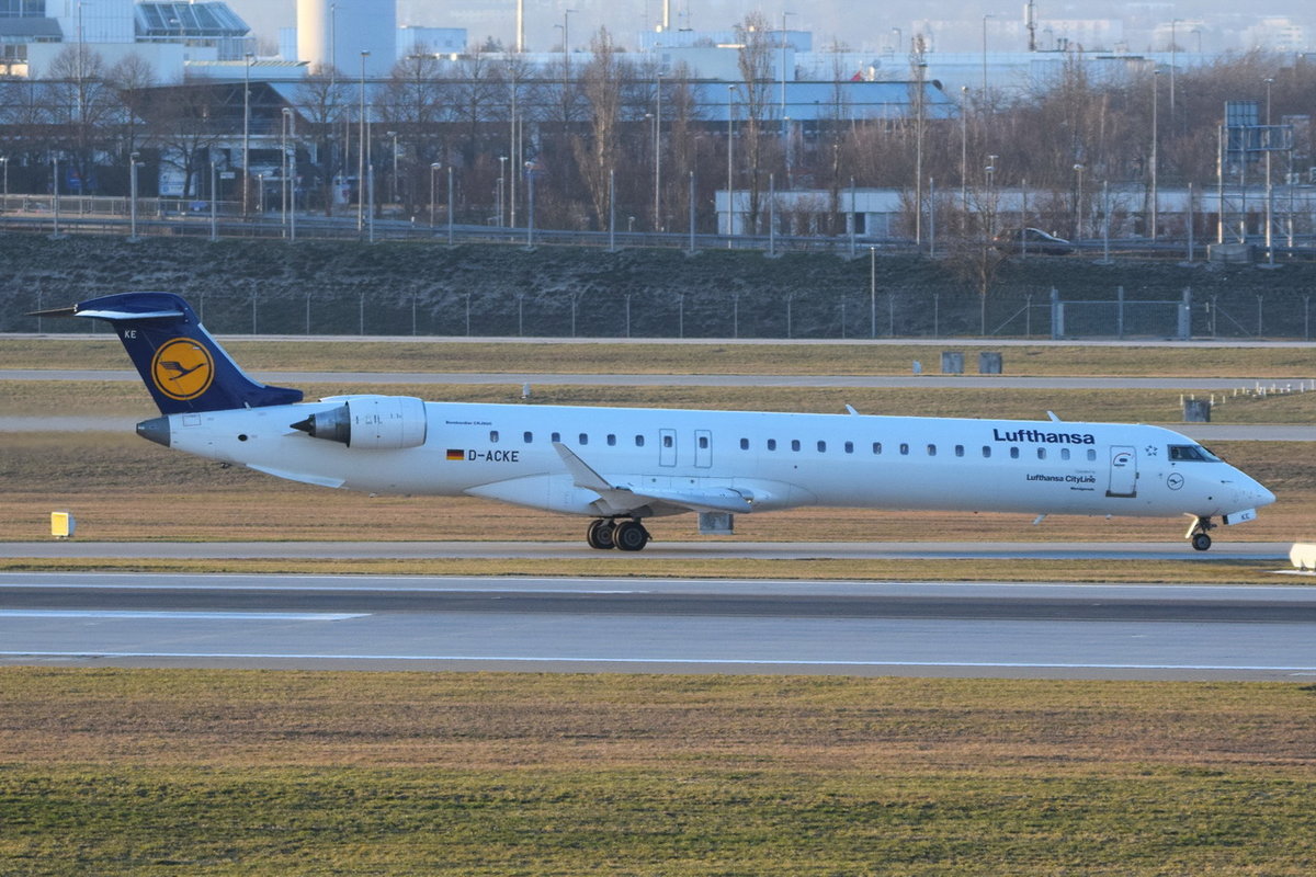 D-ACKE Lufthansa CityLine Bombardier CRJ-900LR (CL-600-2D24) , 29.03.2019 , MUC 
