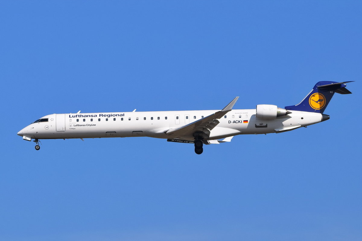 D-ACKI Lufthansa CityLine Bombardier CRJ-900LR (CL-600-2D24) , MUC , 30.03.2019