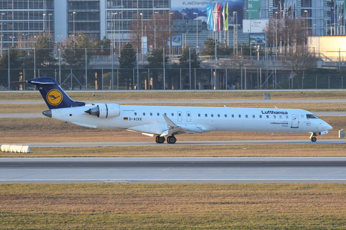 D-ACKK Lufthansa CityLine Bombardier CRJ-900LR (CL-600-2D24)   , 29.03.2019 , MUC