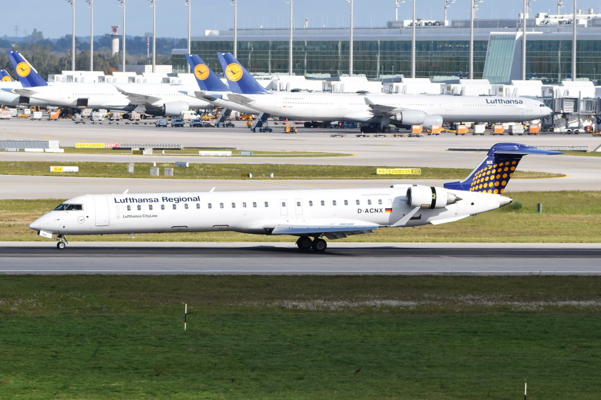 D-ACNX  Lufthansa CityLine Canadair CL-600-2D24 Regional Jet CRJ-900LR  , MUC , 06.10.2017