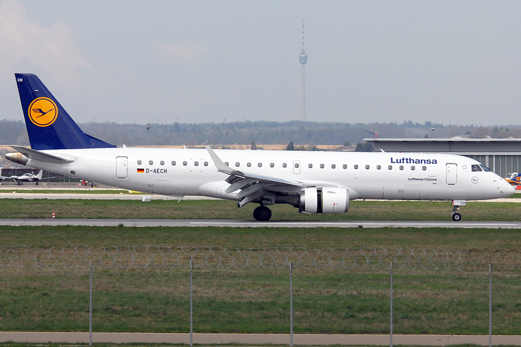 D-AECH Embraer 190-100LR 07.04.2019