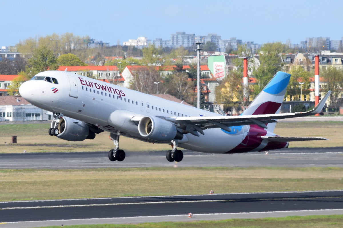 D-AEWA Eurowings Airbus A320-214(WL)   gestartet in Tegel am 20.04.2016