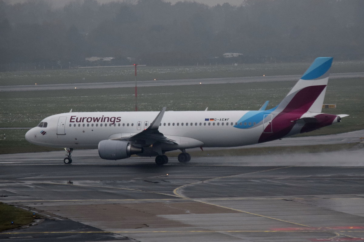 D-AEWF Eurowings Airbus A320-214(WL)  , HAM , 10.11.2016