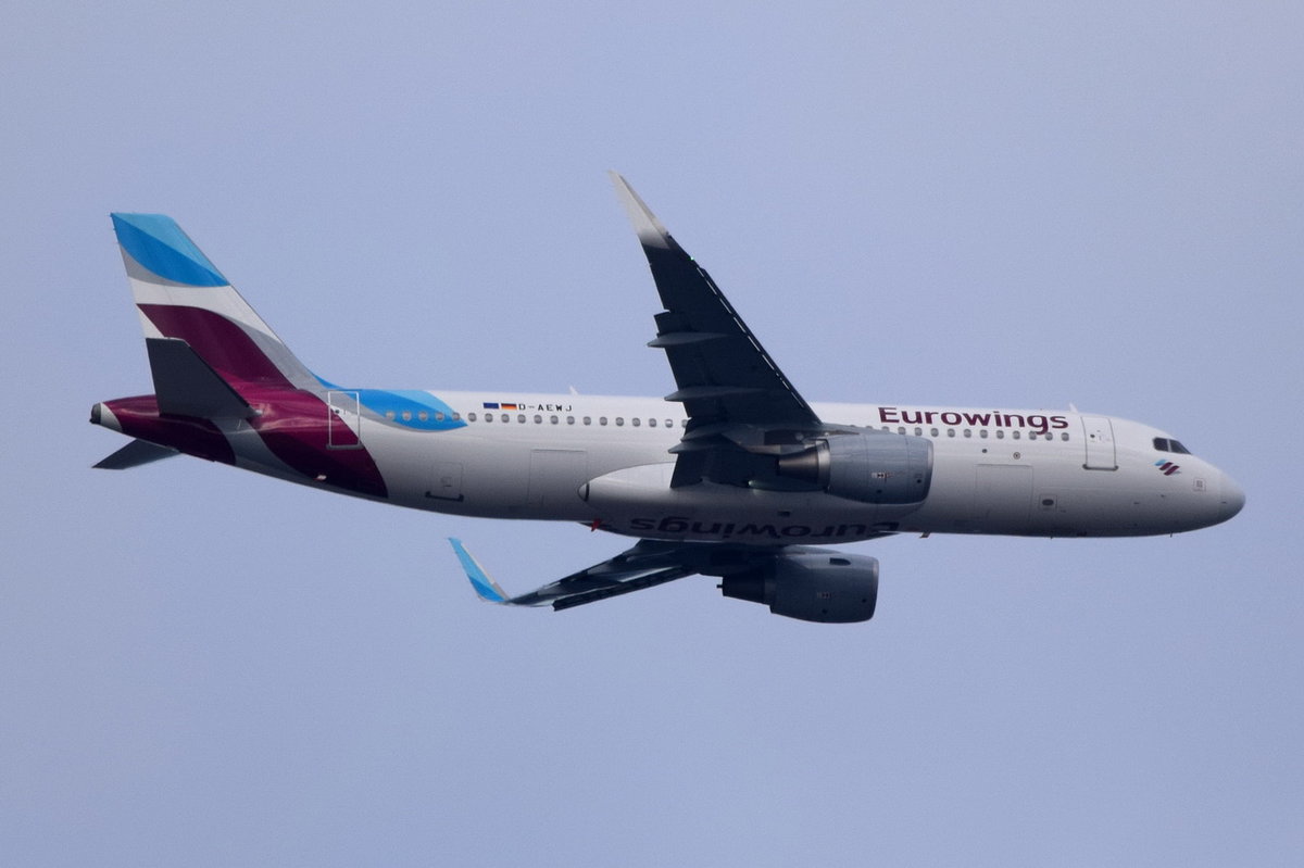 D-AEWJ Eurowings Airbus A320-214(WL)  , HAM , 07.11.2016