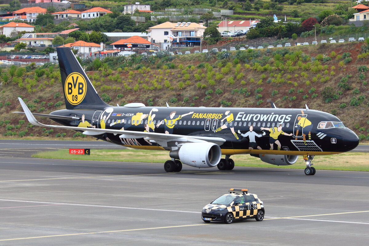 D-AEWM, Eurowings, Airbus A320-214, Serial #: 7259. Funchal, Cristiano Ronaldo Airport, Madeira - LPMA, Portugal, 17.06.2023.
