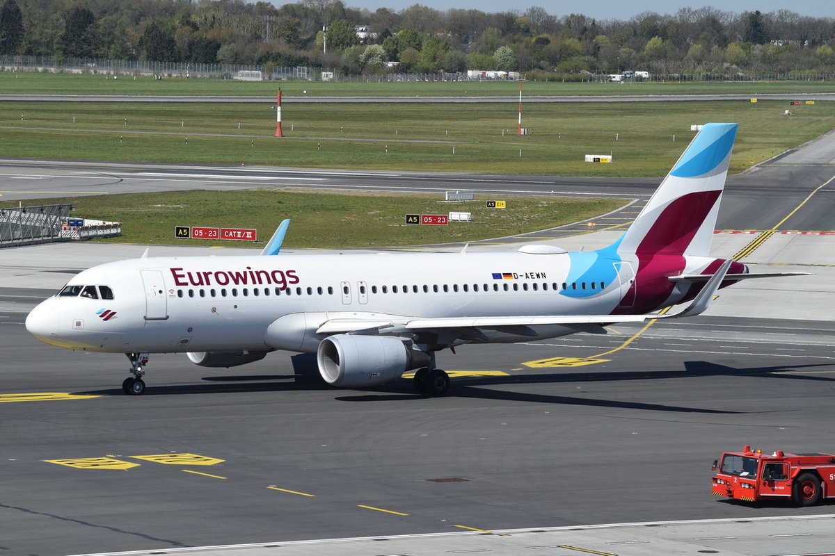 D-AEWN Eurowings Airbus A320-214(WL) , HAM , 21.04.2019