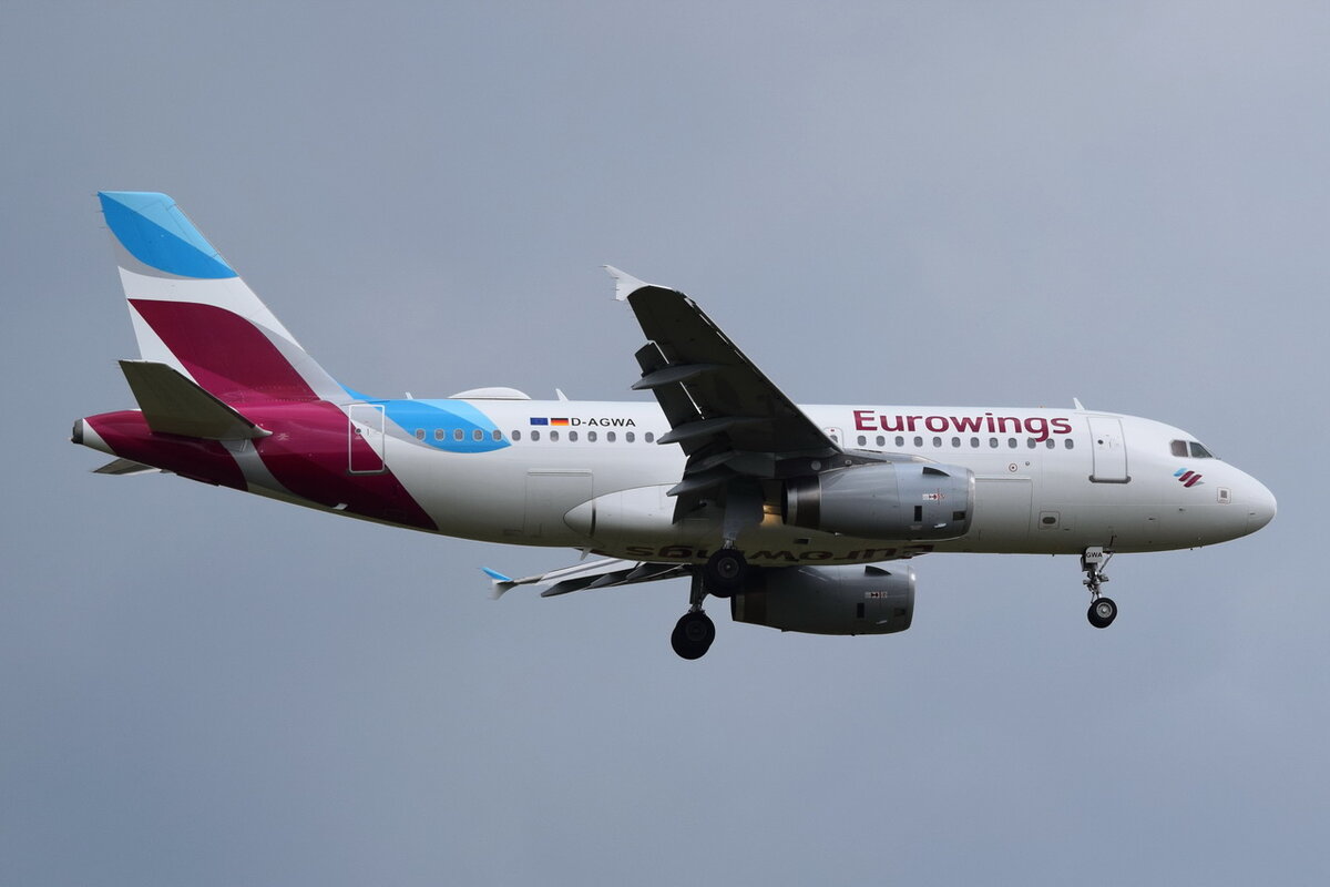 D-AGWA Eurowings Airbus A319-132 , 01.05.2021, Berlin-Brandenburg  Willy Brandt  , BER ,  
