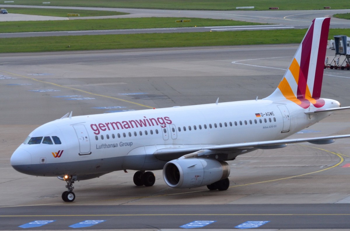 D-AGWE Germanwings Airbus A319-132   in Hamburg gelandet 04.05.2014