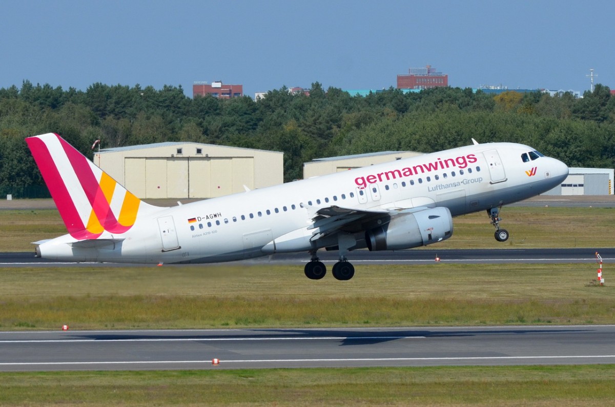 D-AGWH Germanwings Airbus A319-132   in Tegel gestartet am 04.09.2014