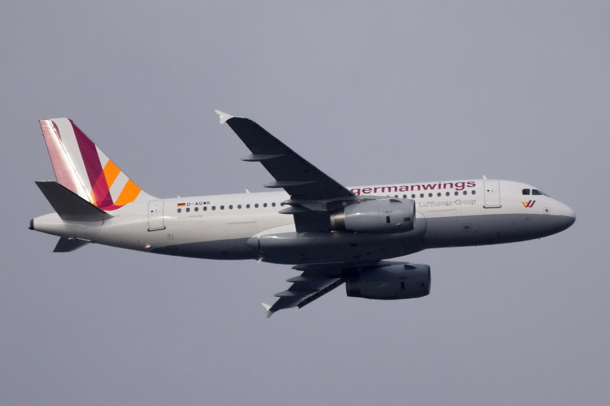 D-AGWK Germanwings Airbus A319-132   , HAM , 07.11.2016