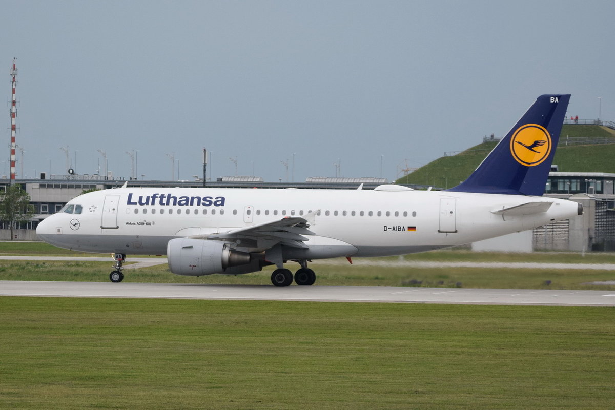 D-AIBA Lufthansa Airbus A319-112  , MUC , 19.05.2018