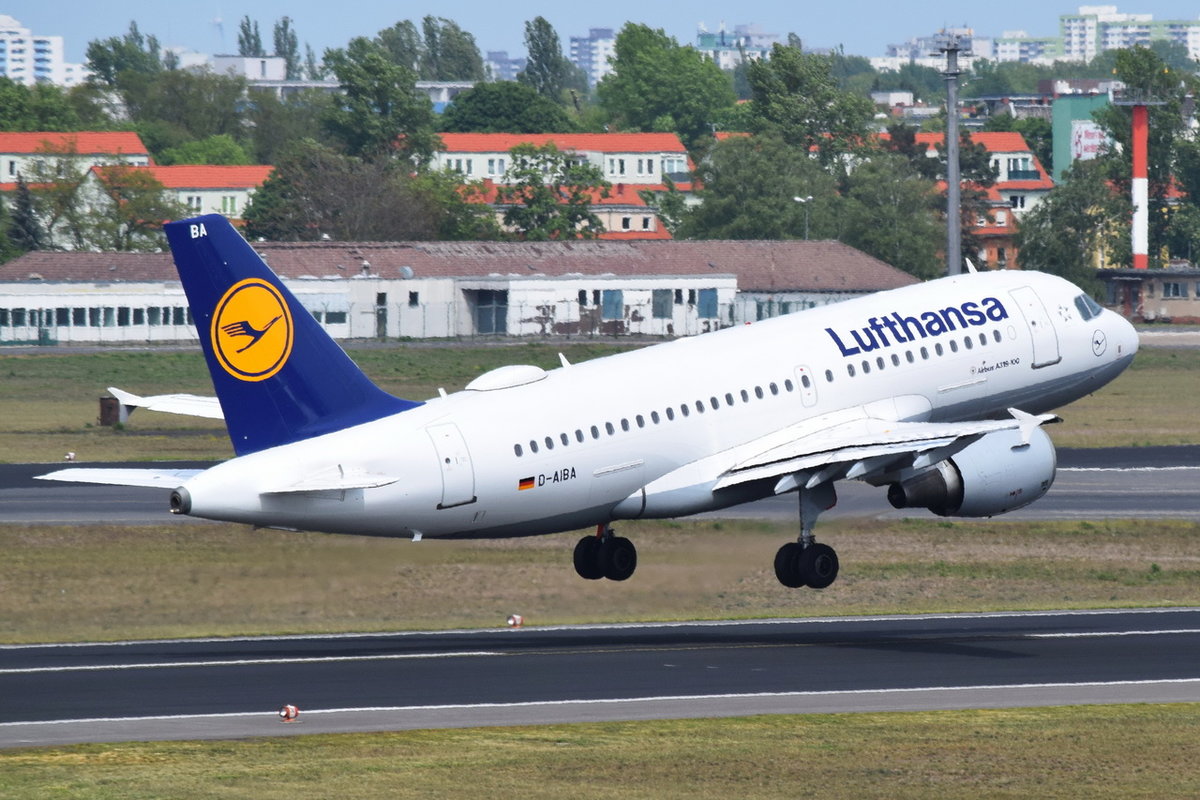 D-AIBA Lufthansa Airbus A319-112 , TXL , 08.05.2019
