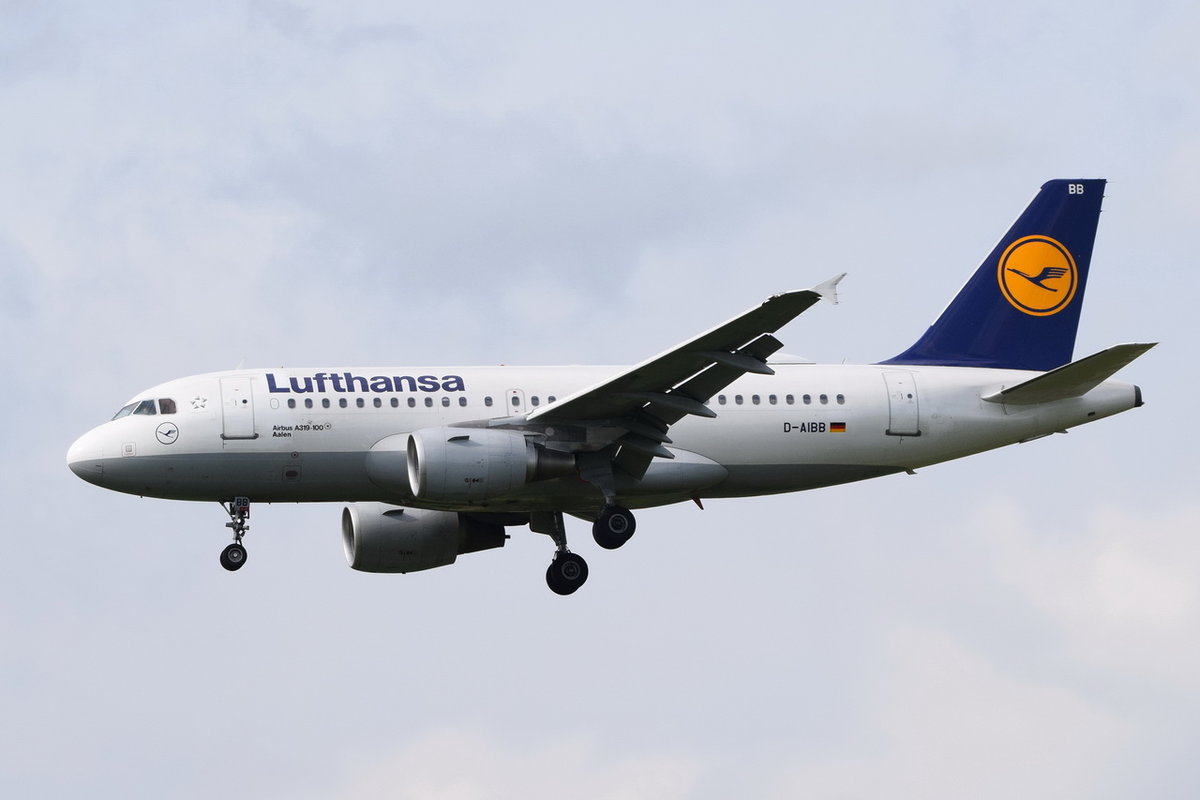 D-AIBB Lufthansa Airbus A319-112 (Aalen)  , MUC , 10.05.2018