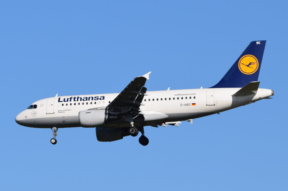 D-AIBC Lufthansa Airbus A319-112  Siegburg   , MUC , 15.10.2016