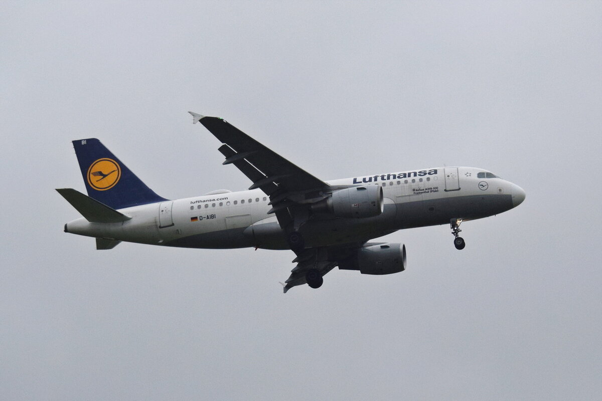 D-AIBI , Lufthansa , Airbus A319-112  Frankenthal (Pfalz)  ,  Berlin-Brandenburg  Willy Brandt  , BER ,29.09.2021