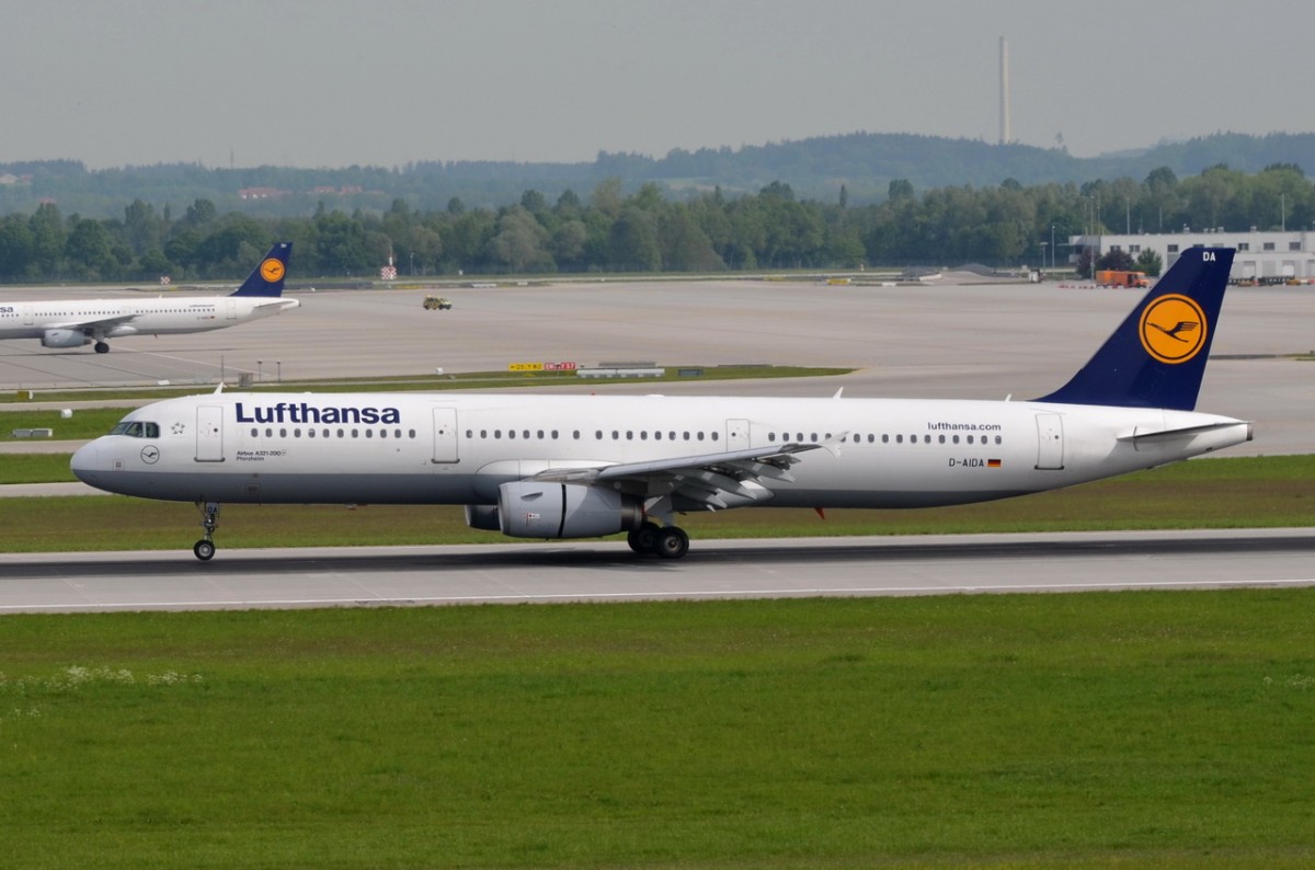 D-AIDA Lufthansa Airbus A321-231  Pforzheim  in München gelandet  12.05.2015