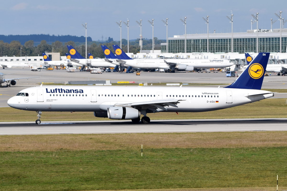 D-AIDA Lufthansa Airbus A321-231   Pforzheim   , MUC , 15.10.2016