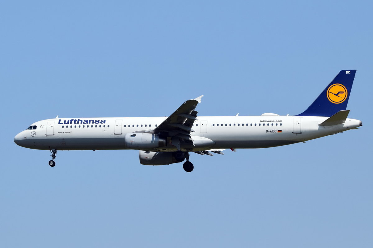 D-AIDC Lufthansa Airbus A321-231  , MUC , 20.06.2017