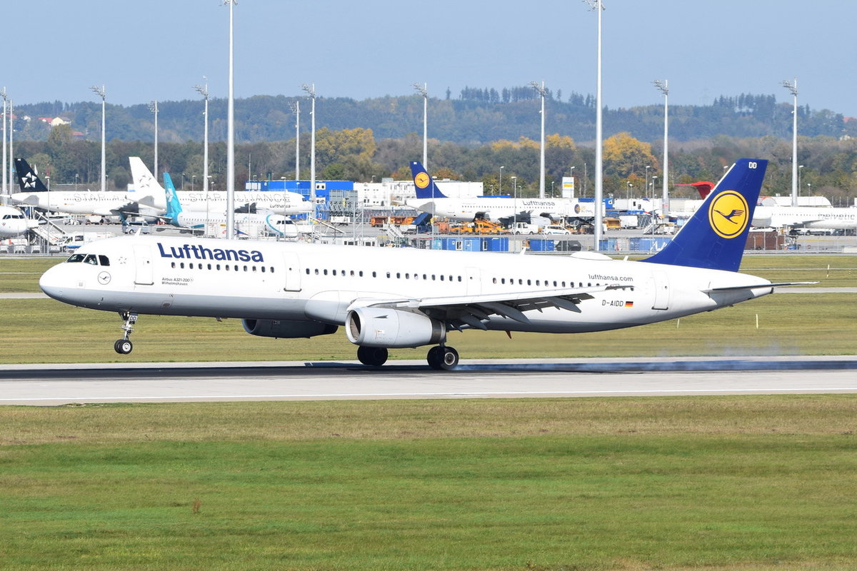 D-AIDD Lufthansa Airbus A321-231  Wilhelmshaven   , 12.10.2018 , MUC