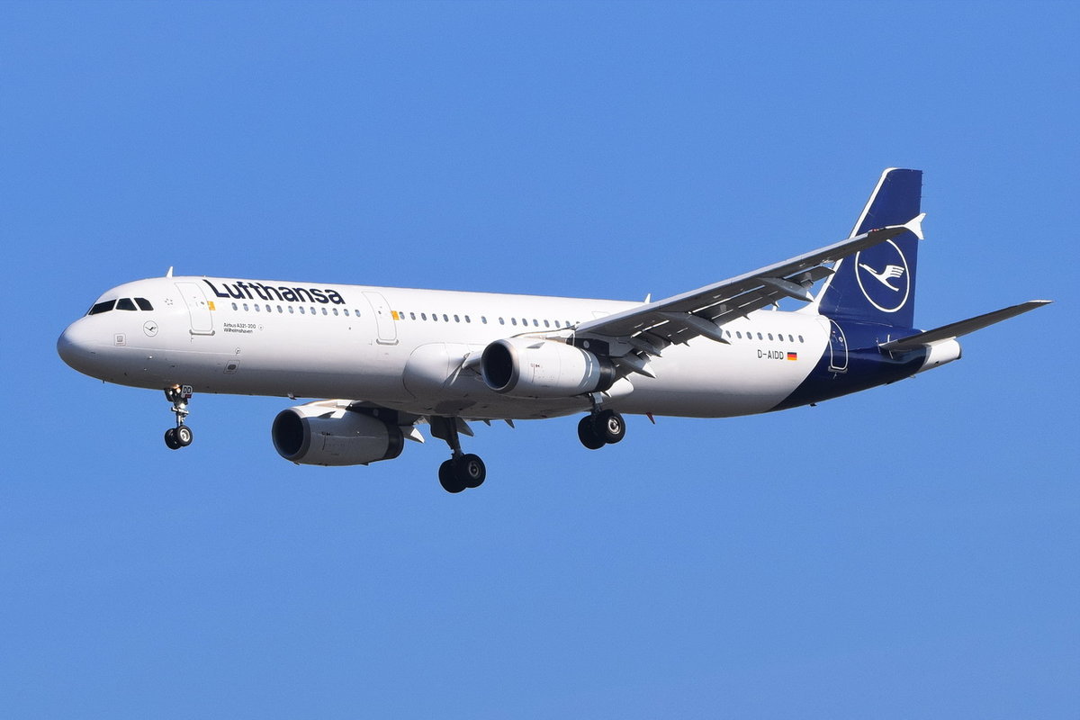 D-AIDD Lufthansa Airbus A321-231  Wilhelmshaven  , 30.03.2019 , MUC
