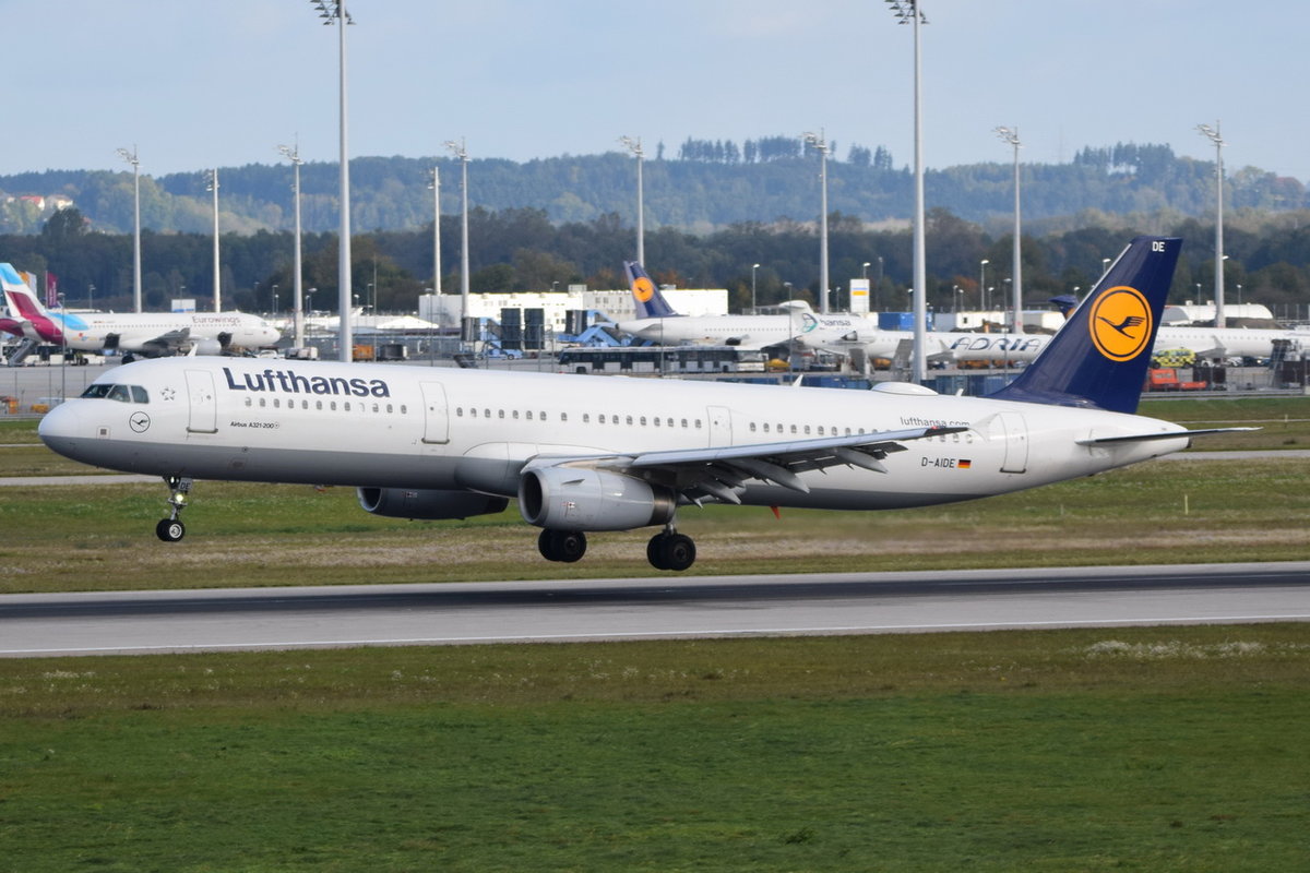 D-AIDE Lufthansa Airbus A321-231  , MUC , 06.10.2017