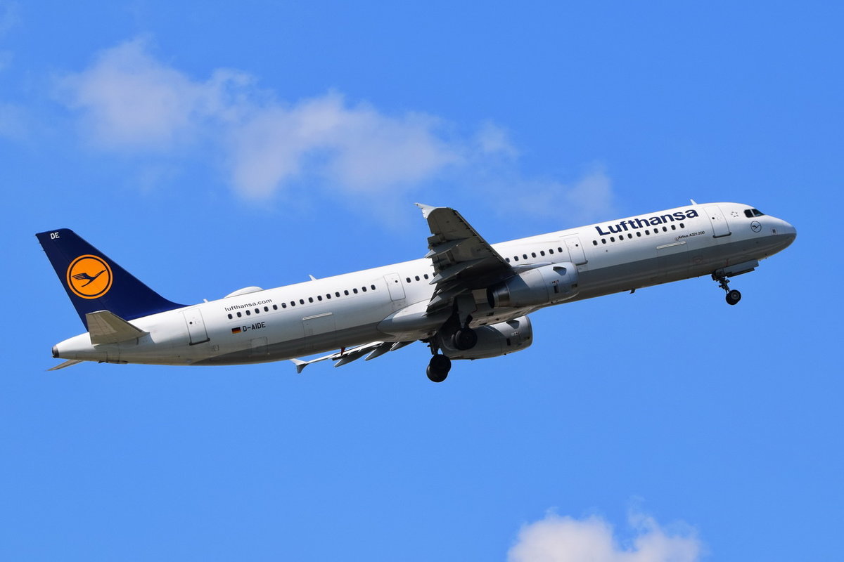 D-AIDE Lufthansa Airbus A321-231  , MUC , 21.05.2018