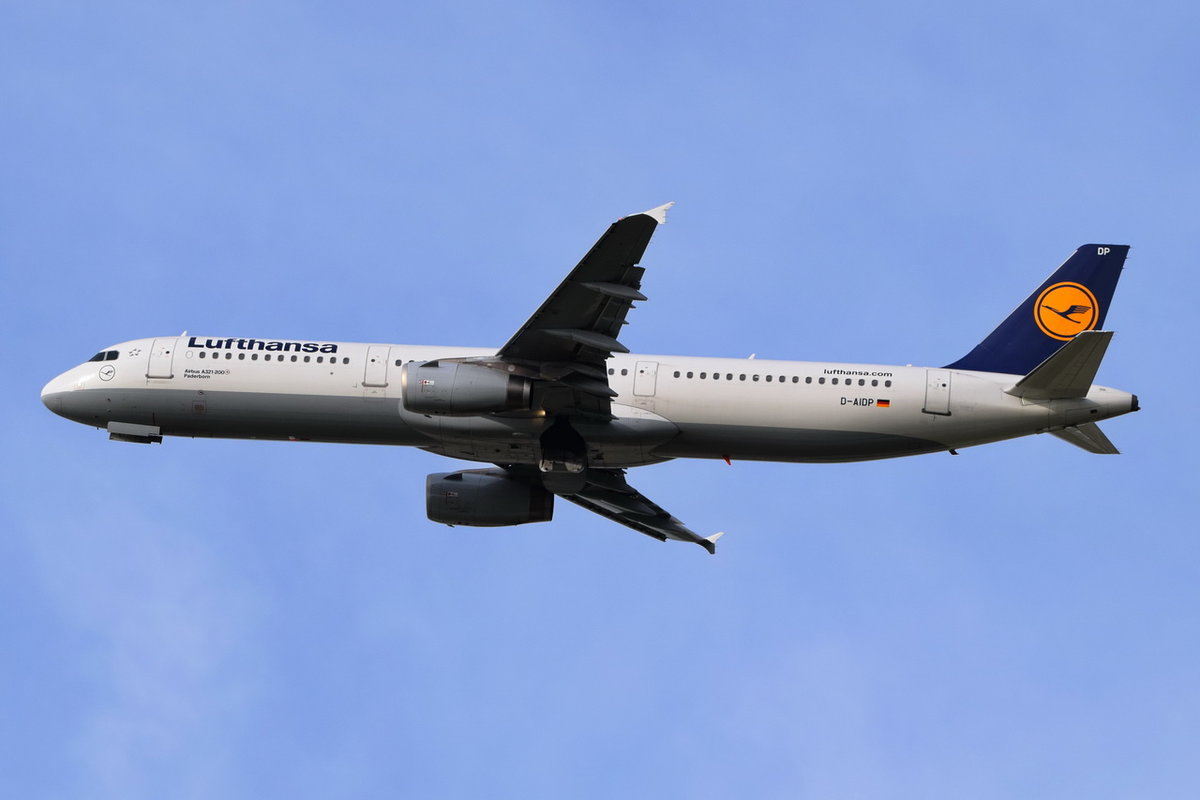 D-AIDP Lufthansa Airbus A321-231  Paderborn   , MUC , 04.10.2017