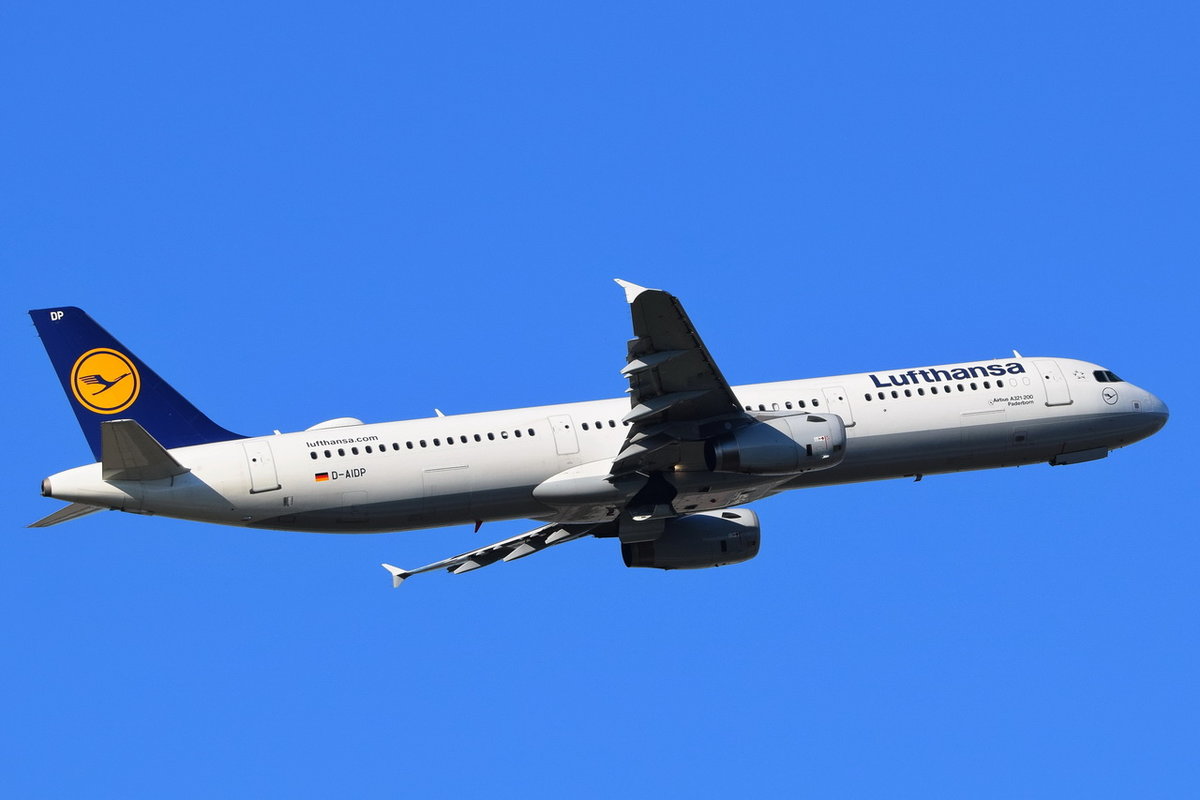 D-AIDP Lufthansa Airbus A321-231  Paderborn   , MUC , 13.10.2018