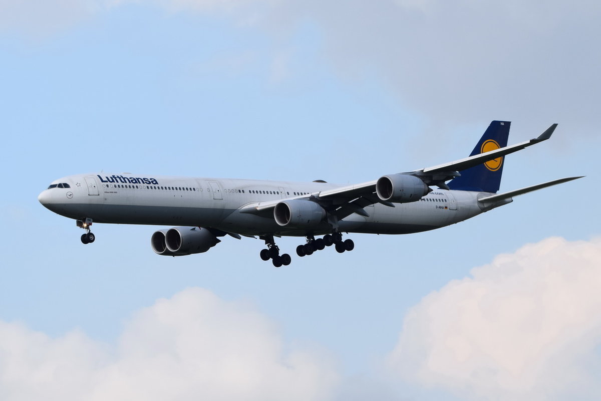 D-AIHA Lufthansa Airbus A340-642  , MUC , 10.05.2018