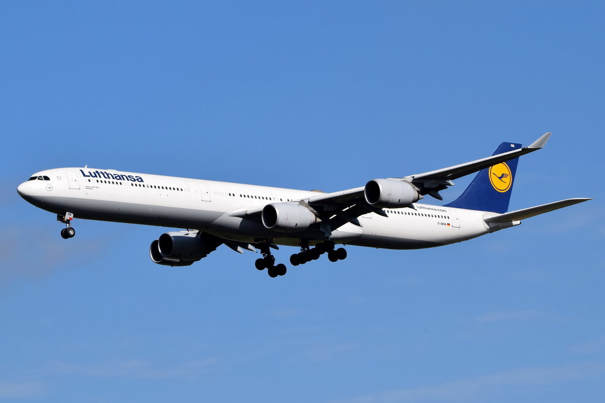 D-AIHA Lufthansa Airbus A340-642  Nürnberg   , MUC , 15.10.2016