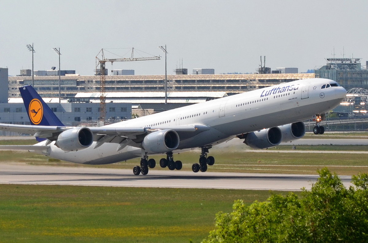 D-AIHD Lufthansa Airbus A340-642  , MUC , 12.05.2018
