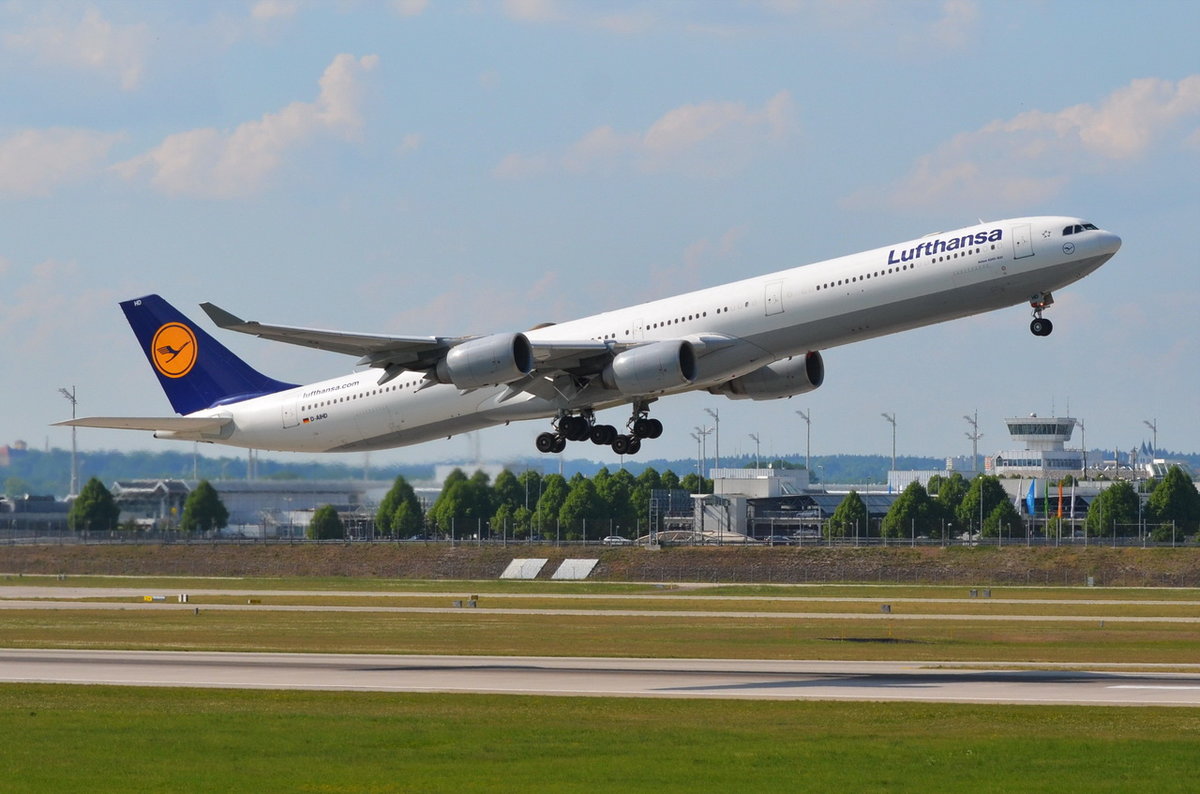 D-AIHD Lufthansa Airbus A340-642  , MUC , 12.05.2018