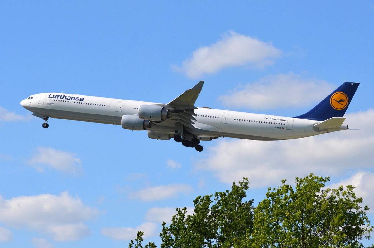 D-AIHE Lufthansa Airbus A340-642  Leverkusen   , MUC , 17.06.2017