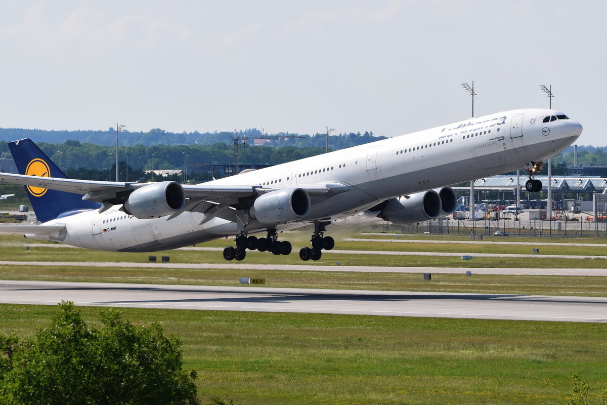 D-AIHF Lufthansa Airbus A340-642  Lübeck   , MUC , 21.05.2018