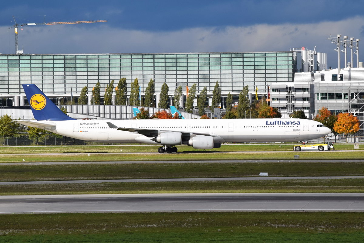 D-AIHI Lufthansa Airbus A340-642  Mönchengladbach   , MUC , 03.10.2017