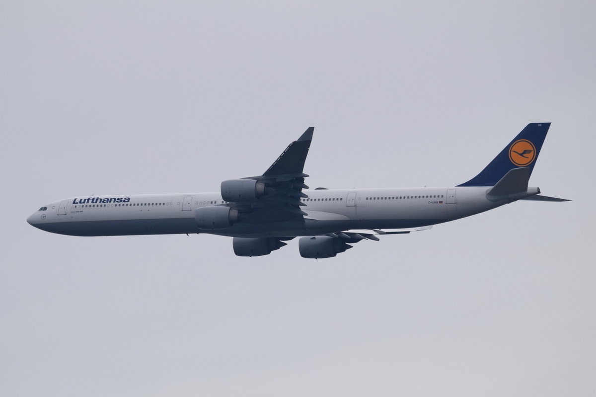 D-AIHR Lufthansa Airbus A340-642  , MUC , 14.10.2016
