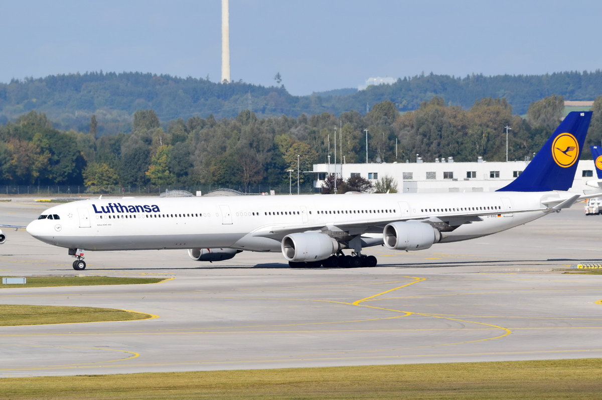 D-AIHS Lufthansa Airbus A340-642  , MUC , 15.10.2016