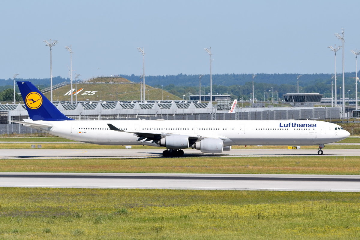 D-AIHT Lufthansa Airbus A340-642 , MUC , 19.06.2017